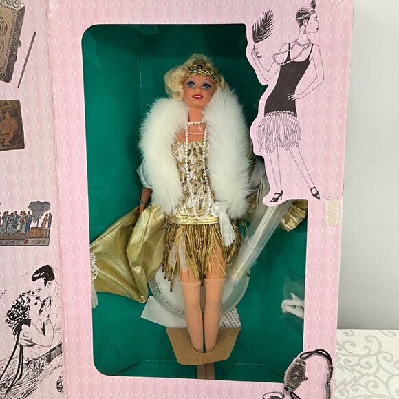 1920s Flapper Barbie Doll Great Eras Collection #4062 - Picture 1 of 7